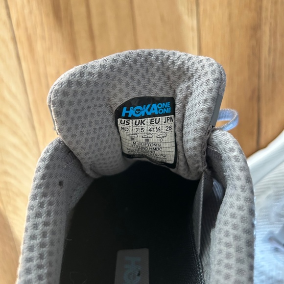 HOKA One One Clifton 9 Men’s Running Shoes Size 8 - Picture 5 of 8